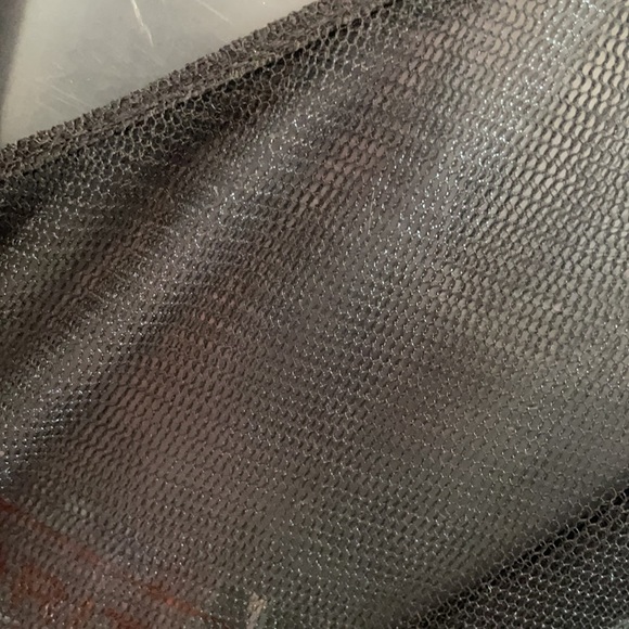 CQ by CQ Black Drop-waist   Netted & Stoned Evening  Dress size  back Zipper M - Picture 14 of 15